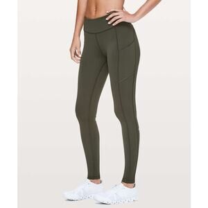 Lululemon Speed Up Tight Full-On Luxtreme 28" Dark Olive Green 4